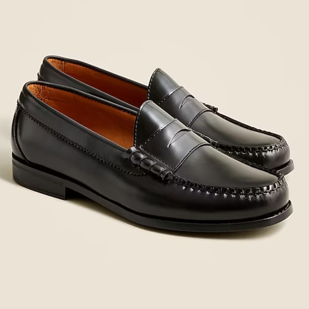 NEW J Crew Camden loafers in leather Black, size 11.5 & 12
